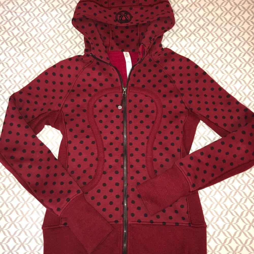 🌼lululemon ghost dot heathered cranberry hoodie🌼